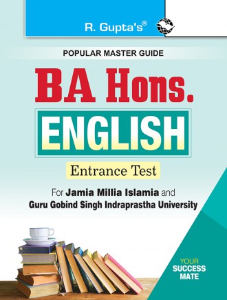 RGupta Ramesh BA Hons. English Entrance Exam Guide for JMI & GGSIPU English Medium